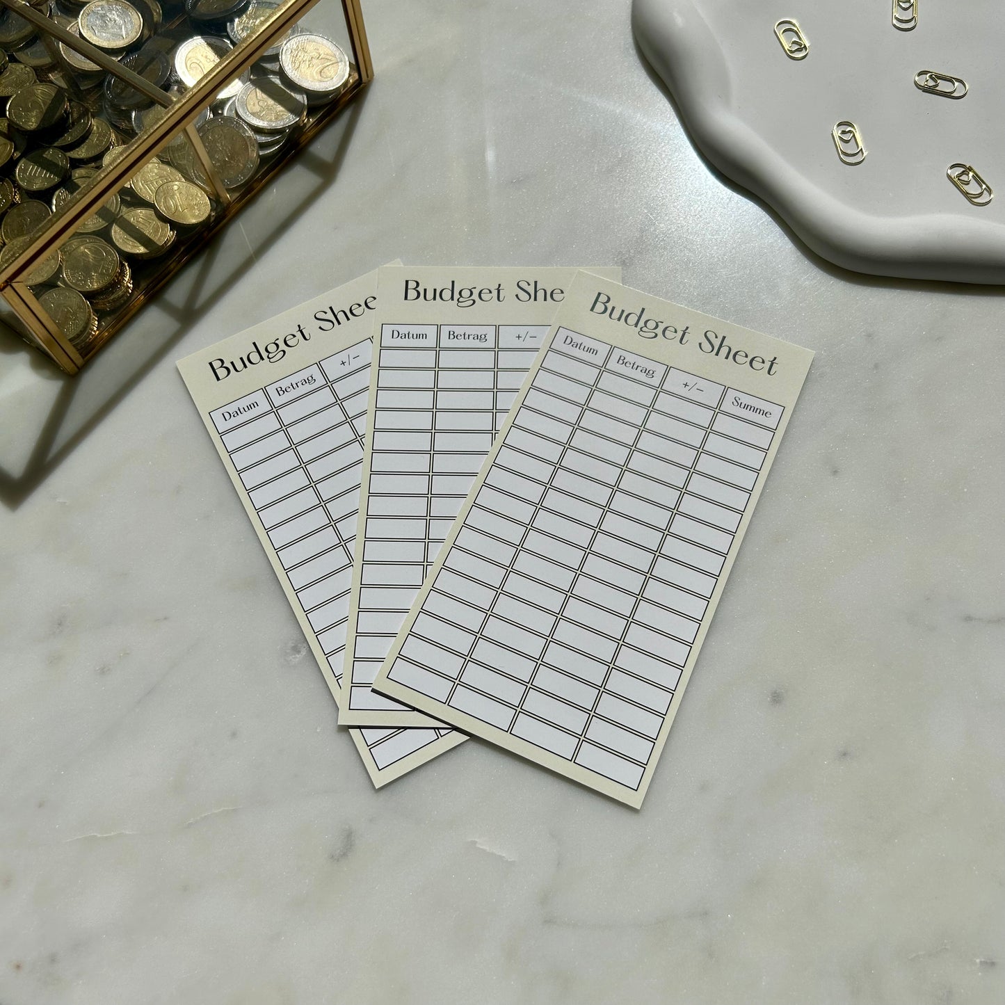Budget Sheet