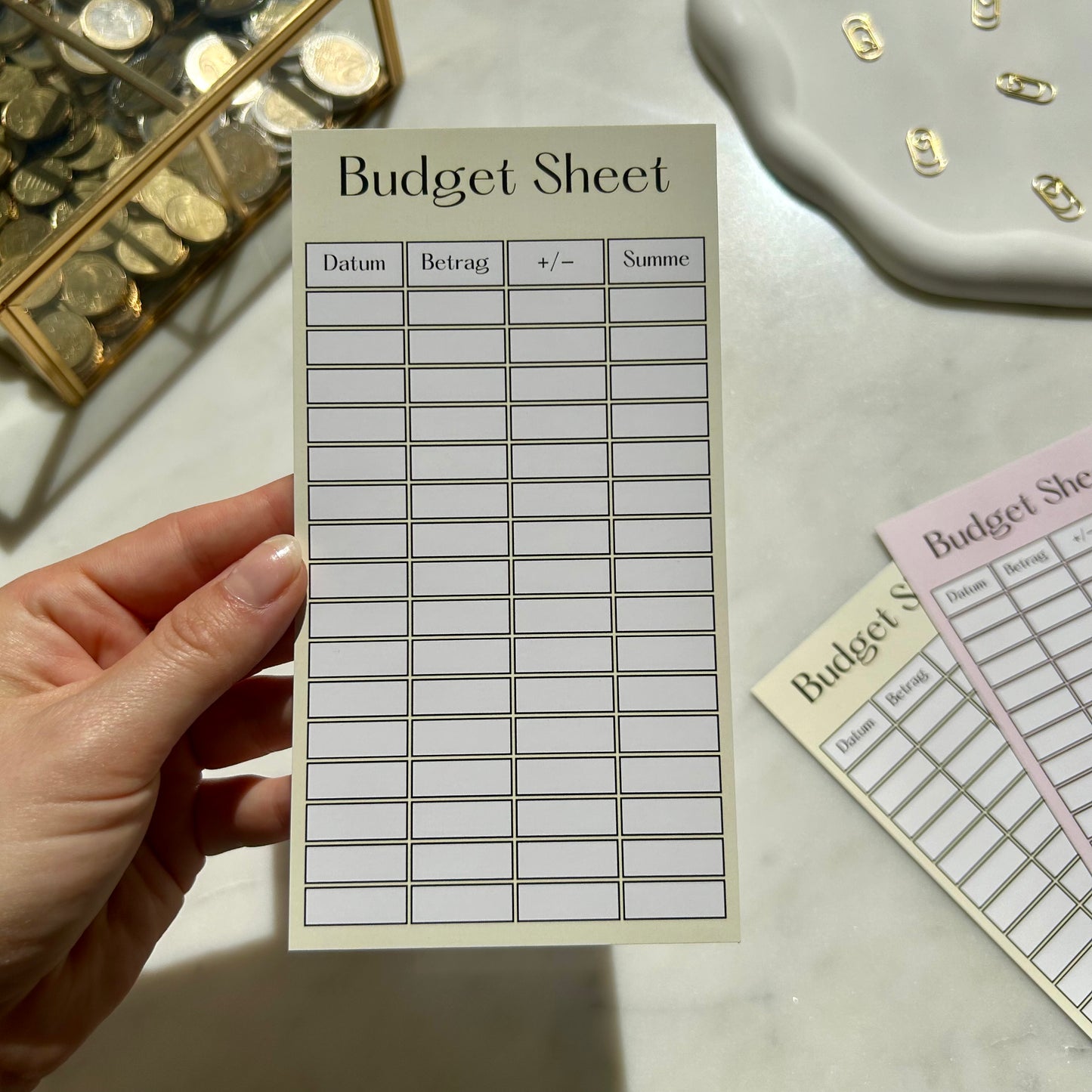 Budget Sheet