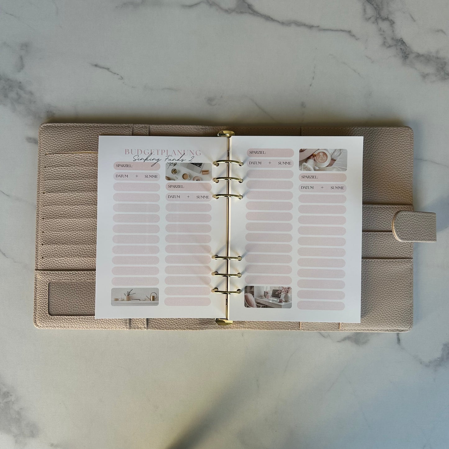 Budgetplaner Einlagen (+ Budgetbinder)