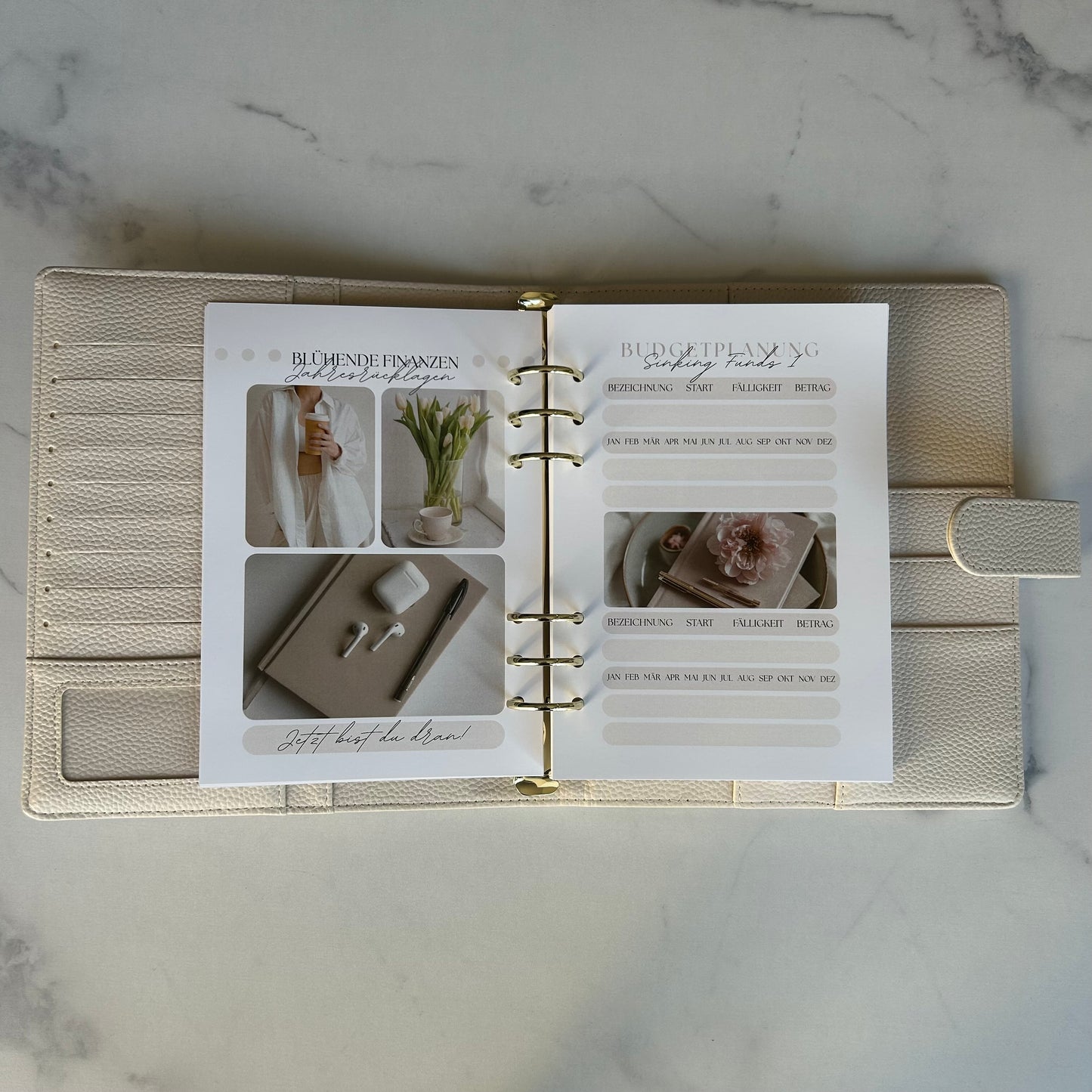 Budgetplaner Einlagen (+ Budgetbinder)